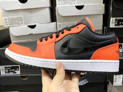 Nike AIR JORDAN 1 LOW SE black orange