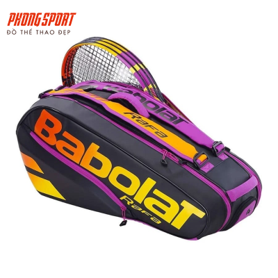 Túi Tennis Babolat RH6 Pure Aero Rafa Black Orange Purple 363