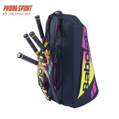 Túi Tennis Babolat RH6 PURE AERO RAFA Blue Yellow Pink MYS