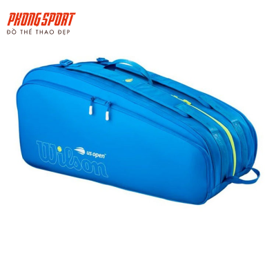 Túi Tennis Wilson US Open 2024 Tour 12 pack Blue