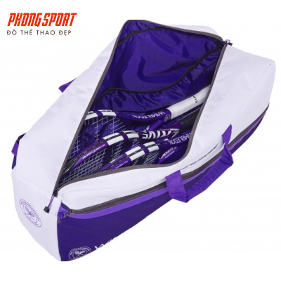 Túi Tennis DUFFLE M WIMBLEDON White / Purple
